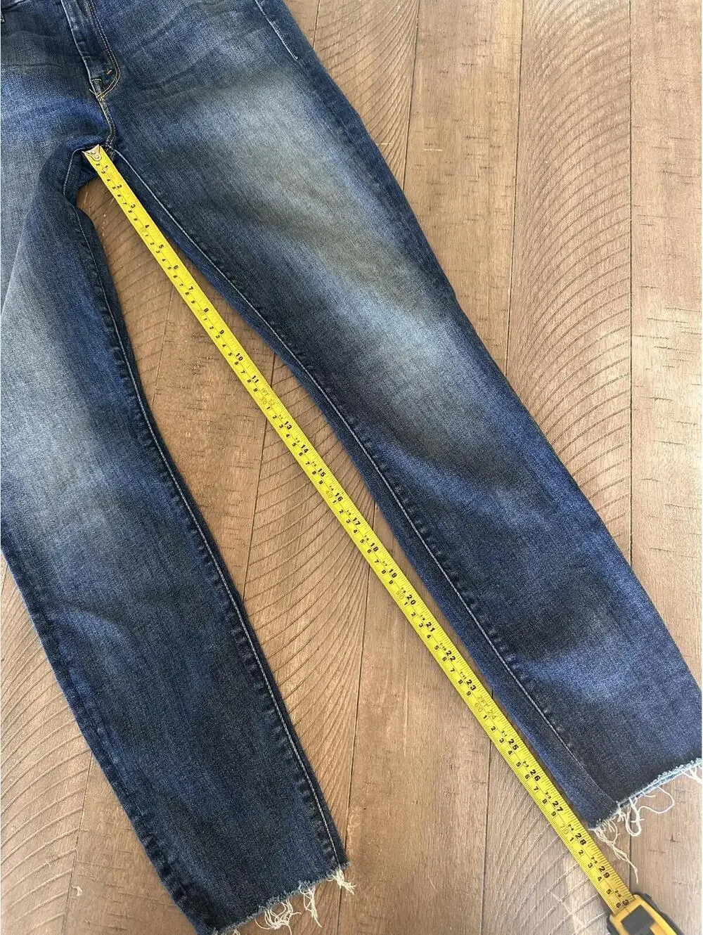 MOTHER The High Waisted Looker Ankle Fray in Not Rough Enough Women’s size 26 - Picture 10 of 15